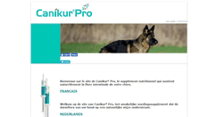 Desktop Screenshot of canikur-pro.be
